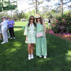 ANTONIO MELANI Green Patterned Maxi Dress